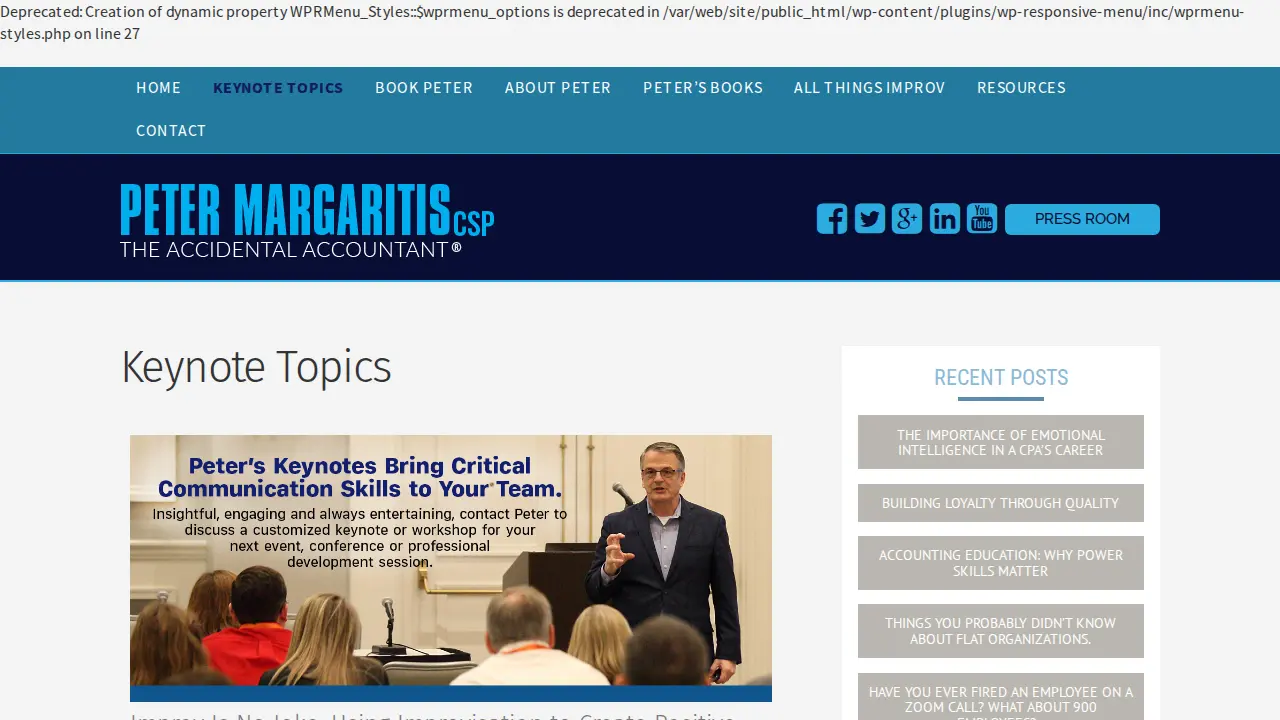 Peter A. Margaritis, LLC page