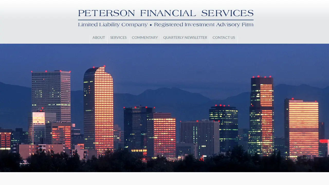Peterson Financial Services LLC website
