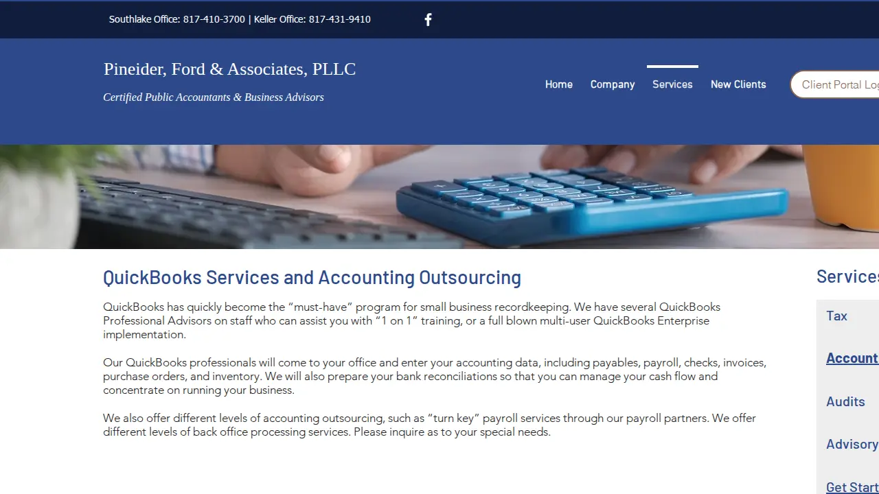 Pineider, Ford & Associates, PLLC page