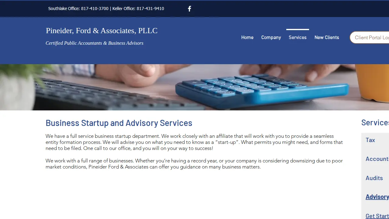 Pineider, Ford & Associates, PLLC page
