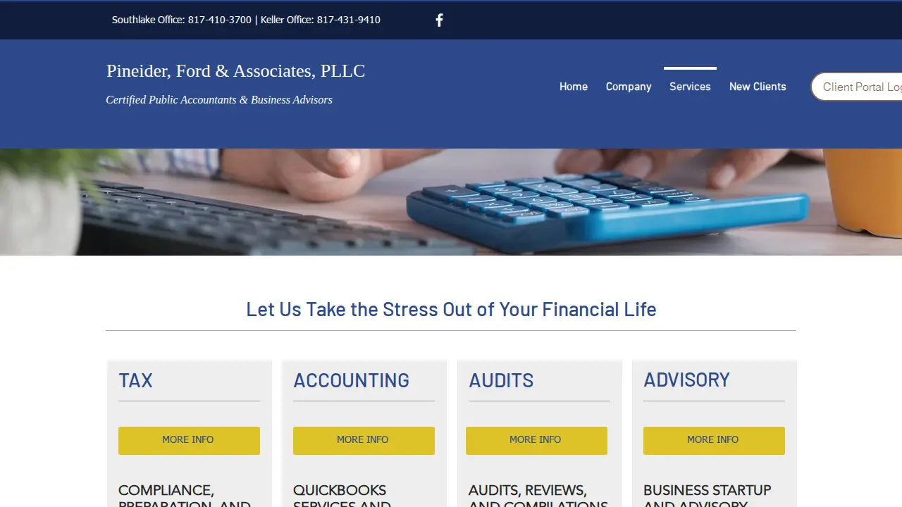 Pineider, Ford & Associates, PLLC page