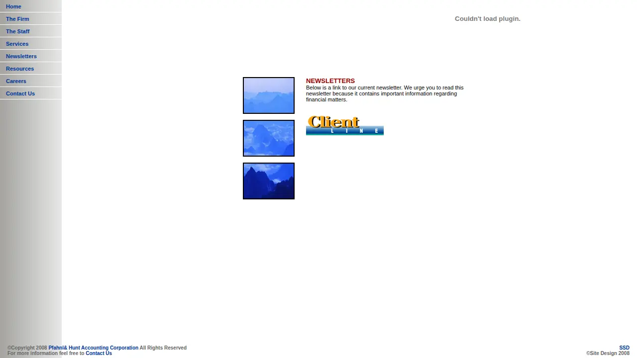 Pfahnl & Hunt Accountancy Corporation page