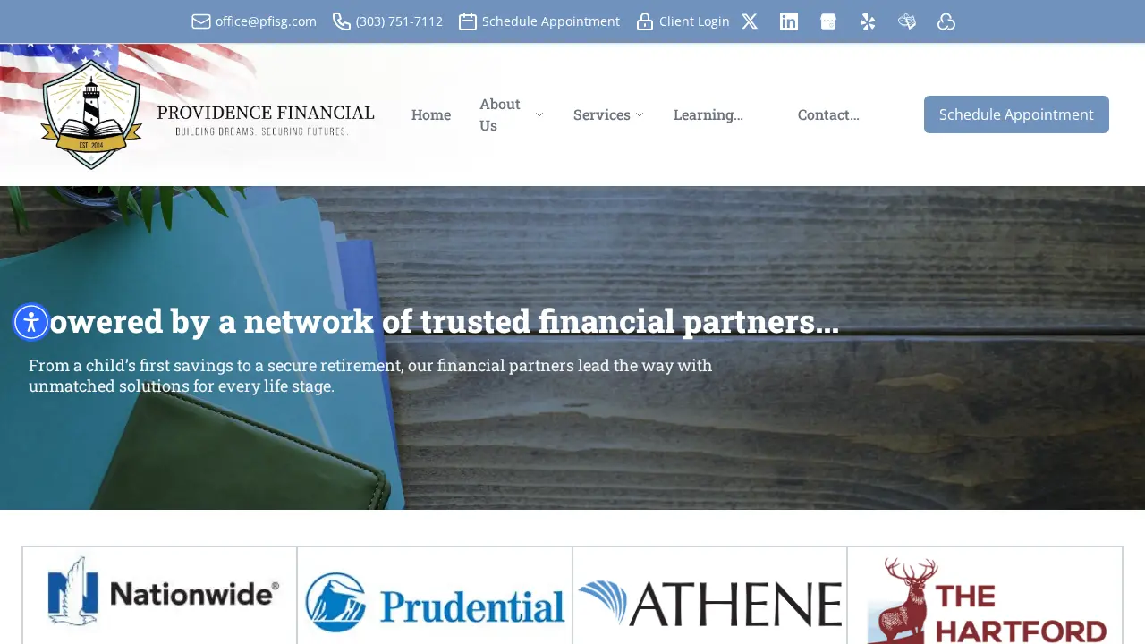 Providence Financial & Insurance Services Group page