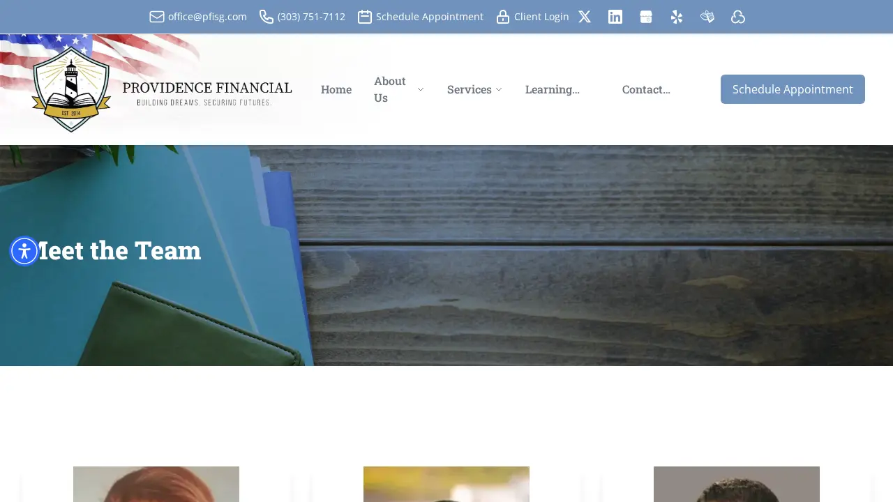 Providence Financial & Insurance Services Group page
