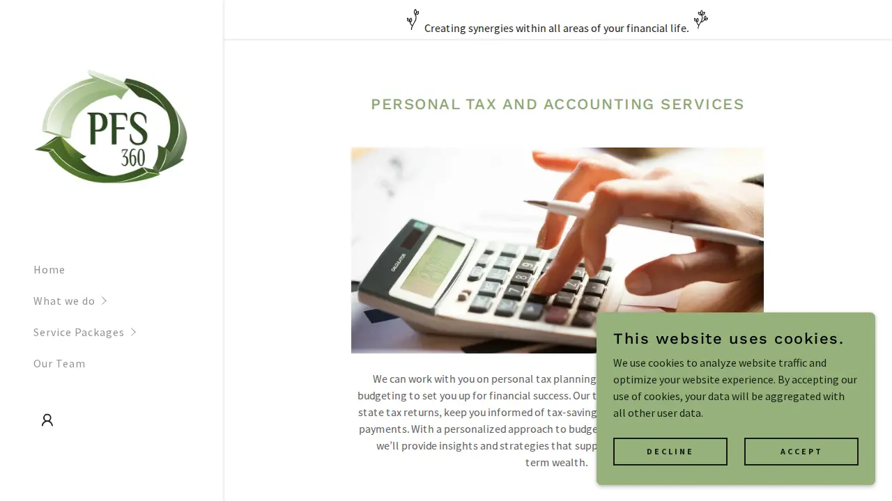 PFS Tax, Inc. page