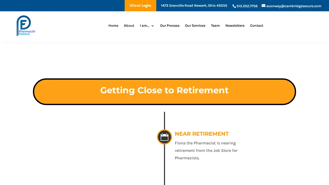 Pharmacist Finance page