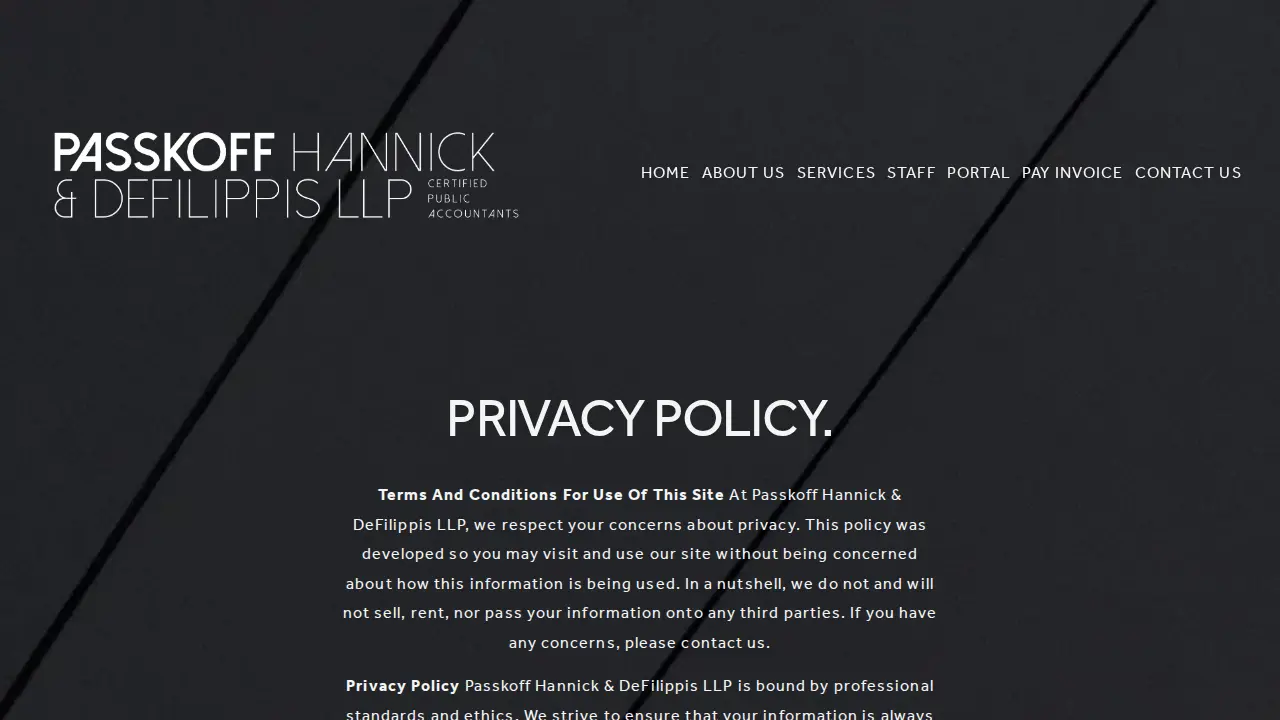 PASSKOFF HANNICK & DEFILIPPIS LLP page
