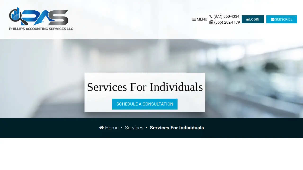 Phillips Accounting Services, LLC page