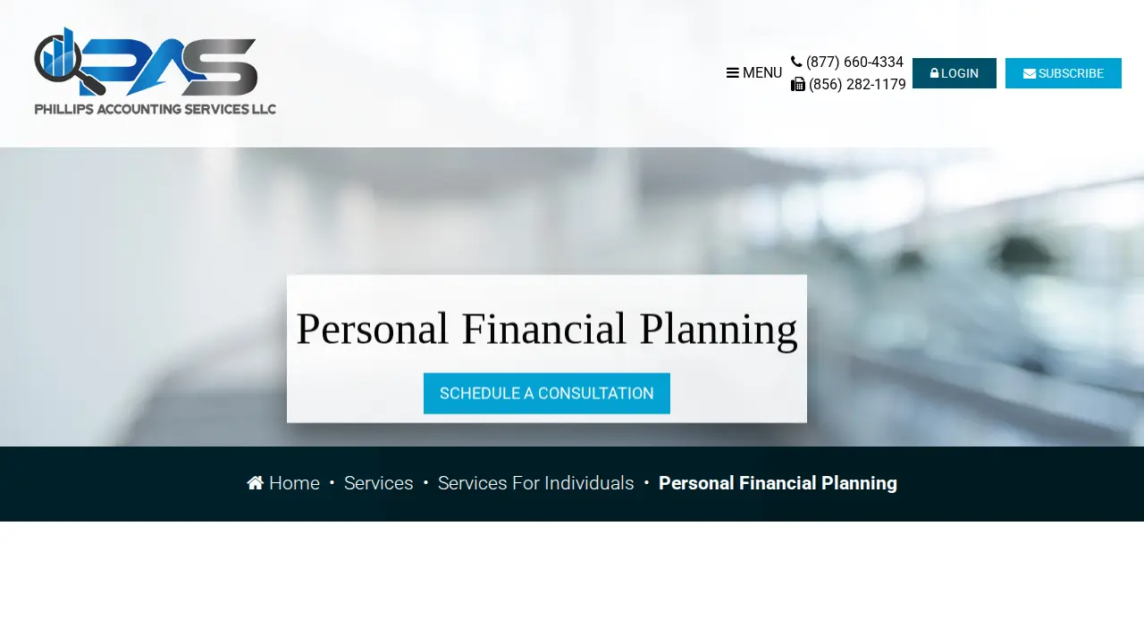 Phillips Accounting Services, LLC page