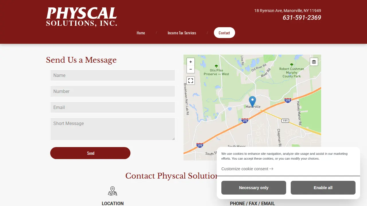 Physcal Solutions, Inc. page