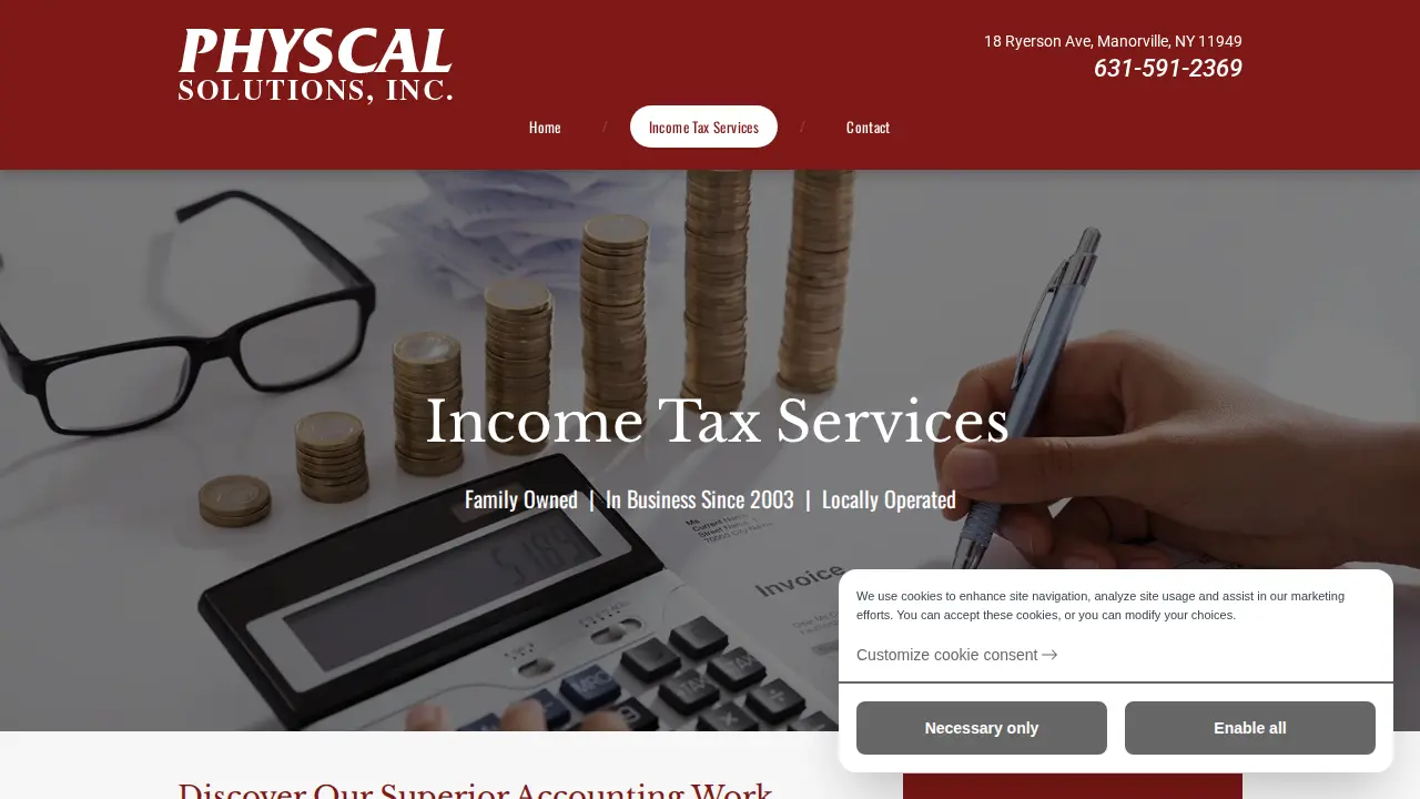 Physcal Solutions, Inc. page