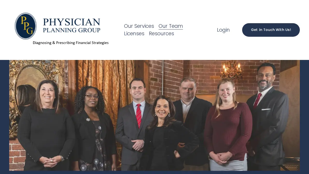Physician Planning Group page