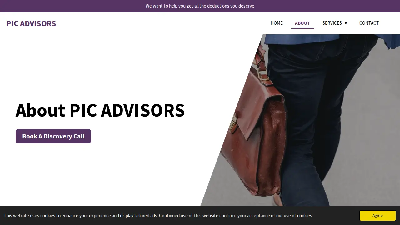 PIC Advisors page
