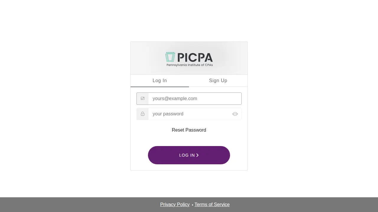 PICPA page