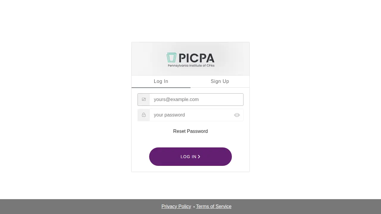 PICPA page
