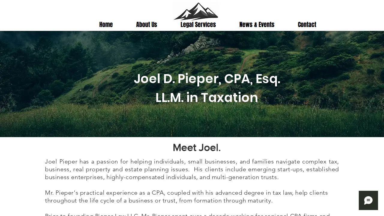 Pieper Law LLC page