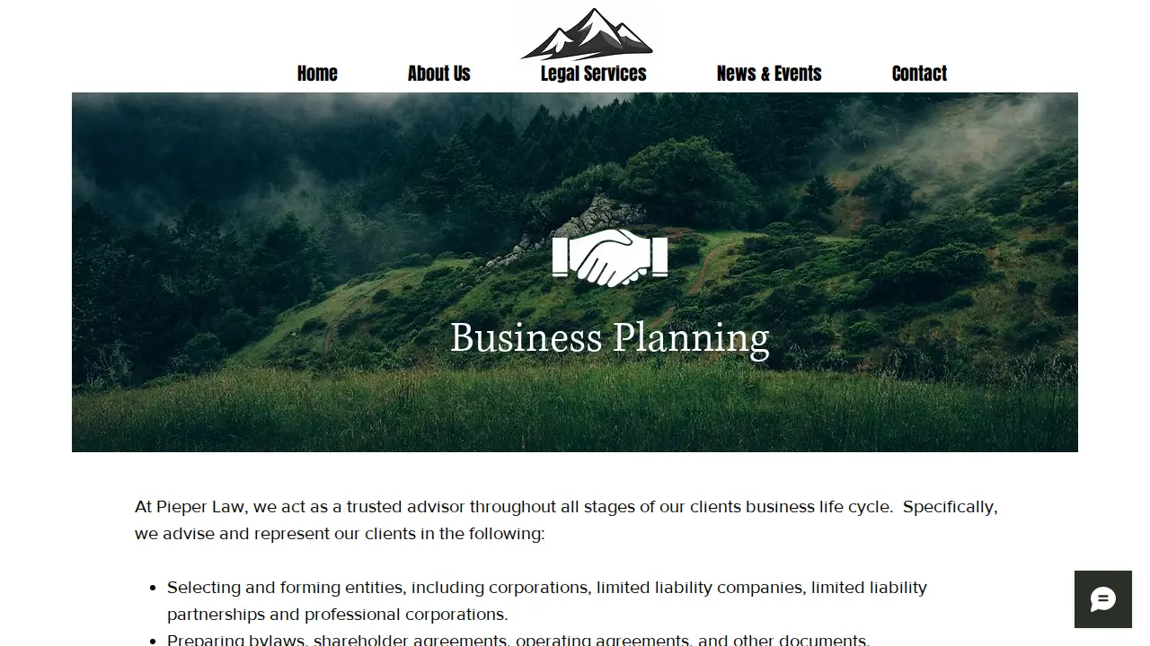 Pieper Law LLC page