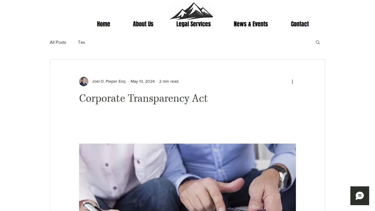 Pieper Law LLC page