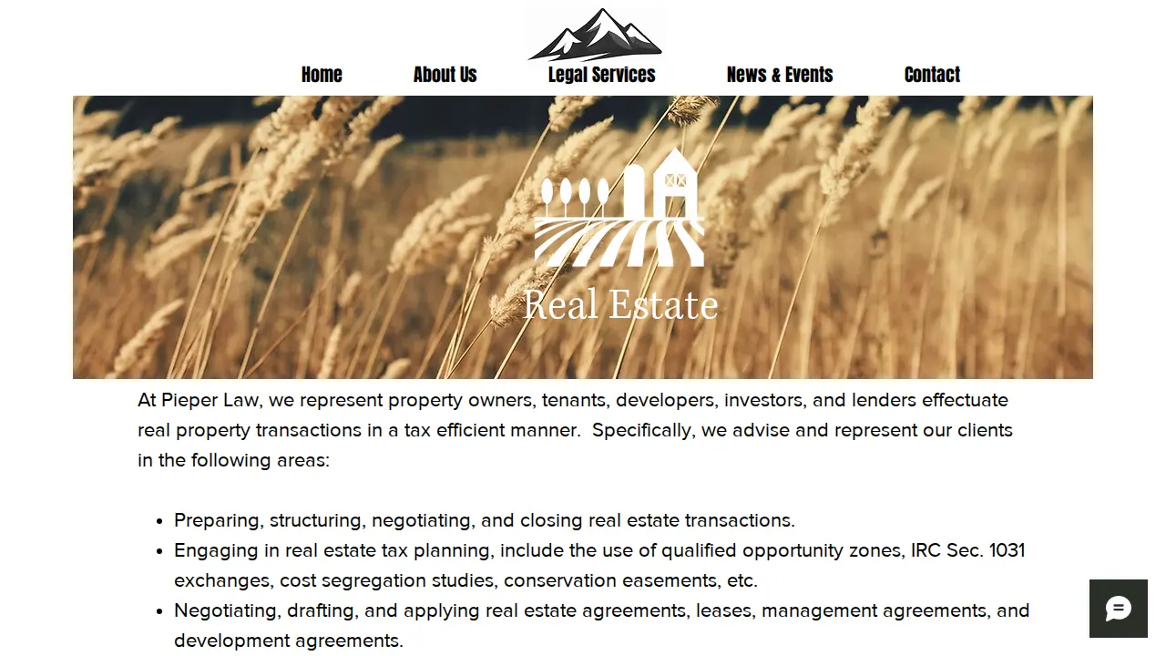 Pieper Law LLC page