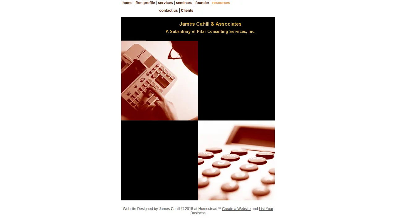 Pilar Consulting Services page