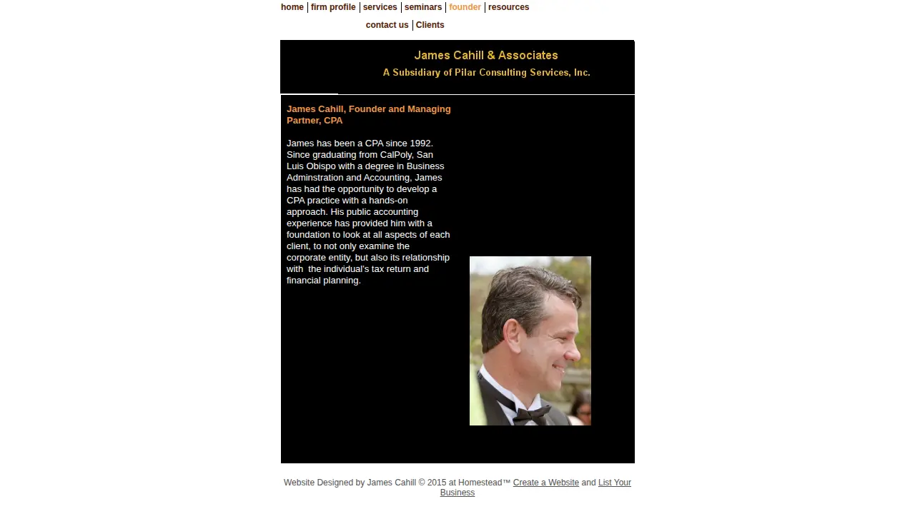 Pilar Consulting Services page