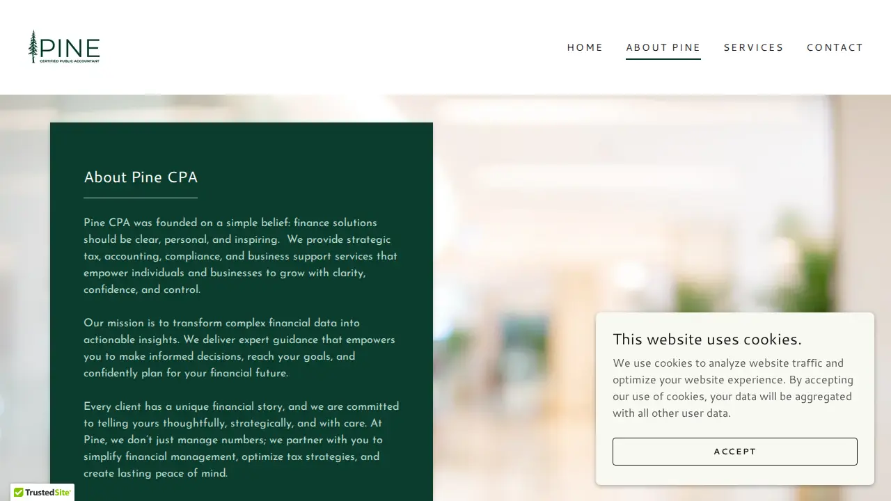 Pine CPA page