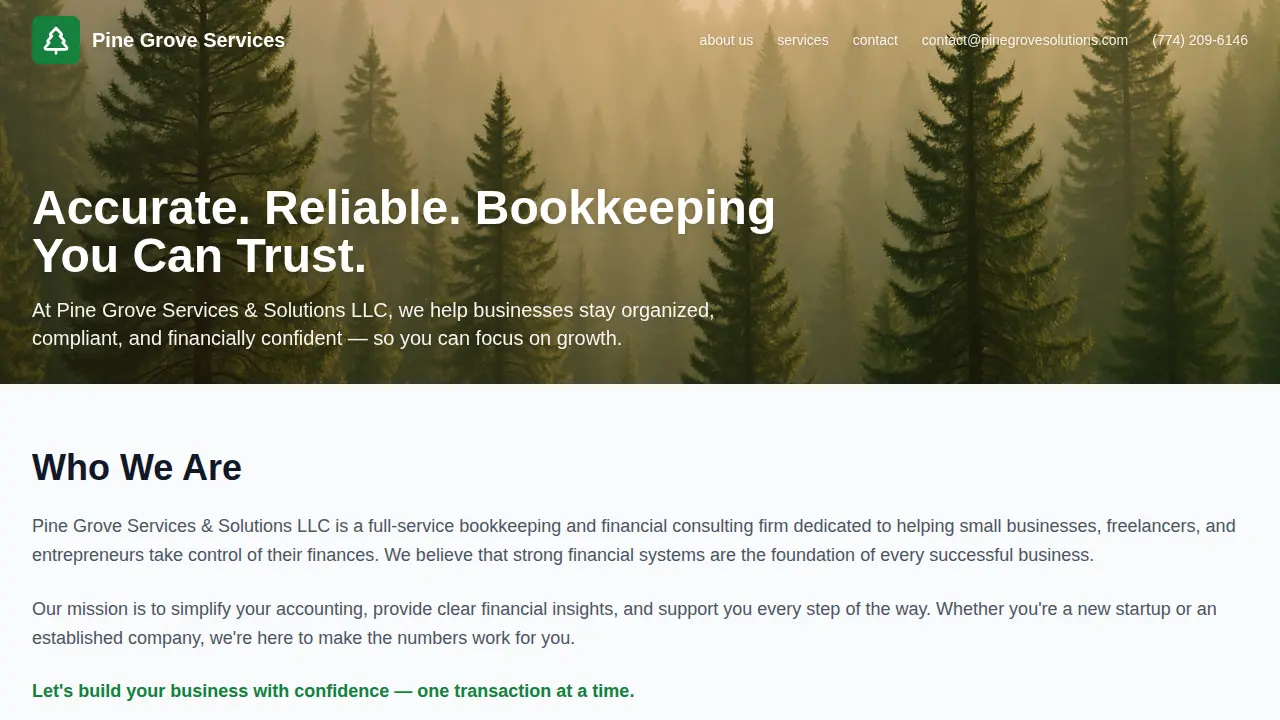 Pine Grove Services & Solutions LLC