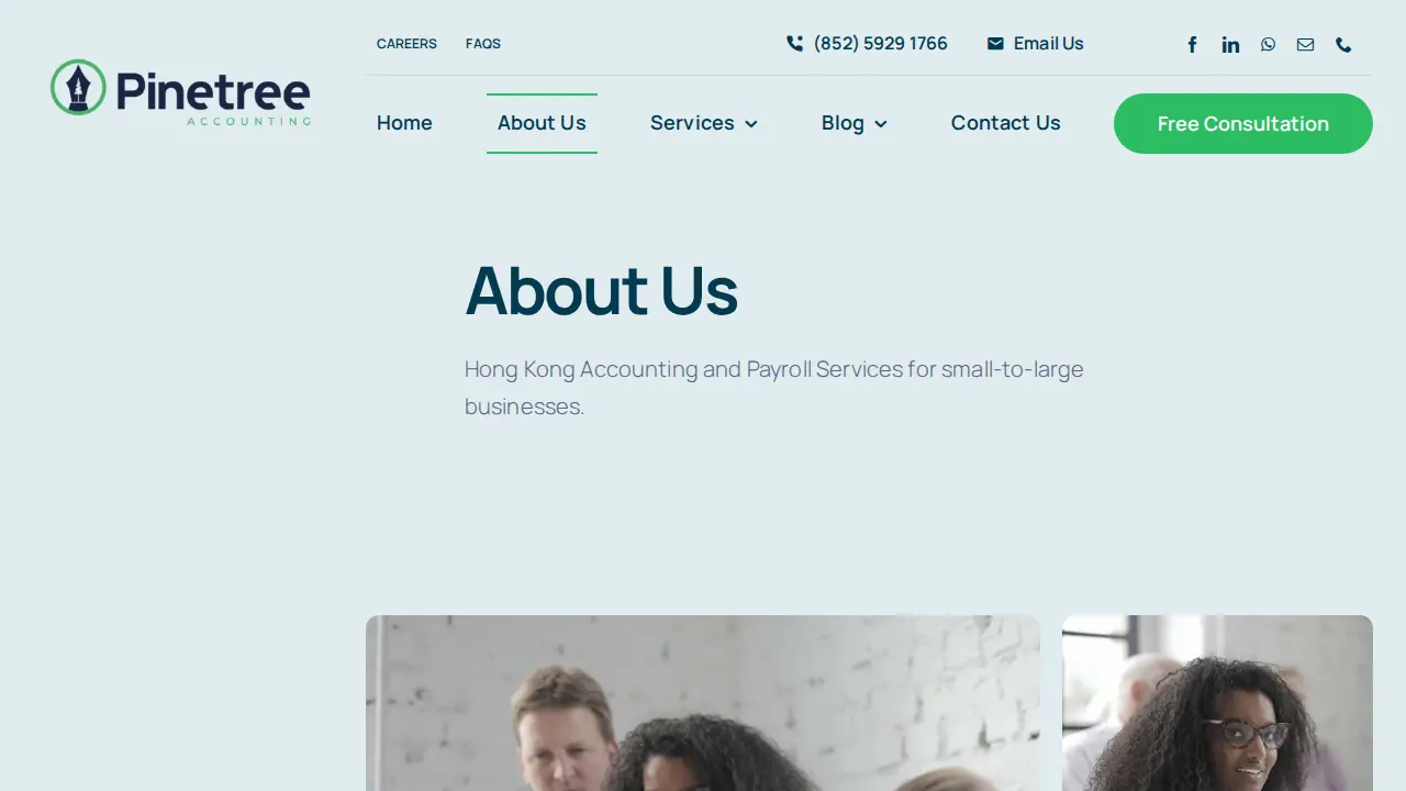 Pinetree Accounting Services Limited page
