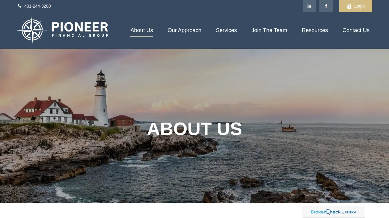 Pioneer Financial Group page