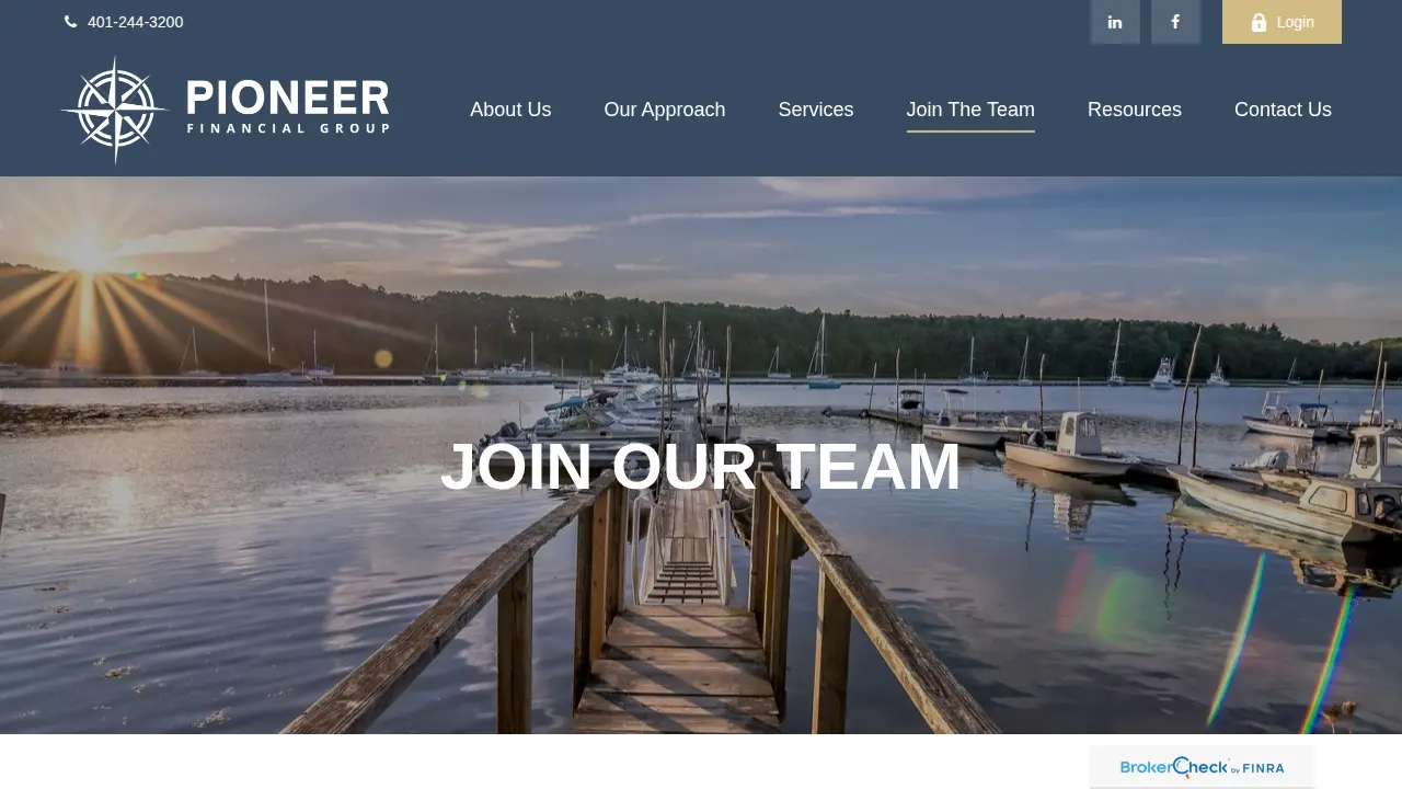 Pioneer Financial Group page