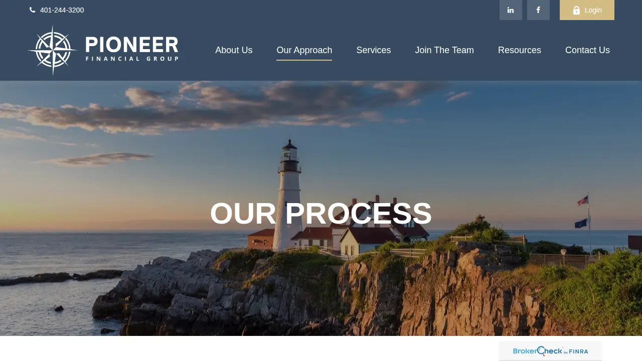 Pioneer Financial Group page