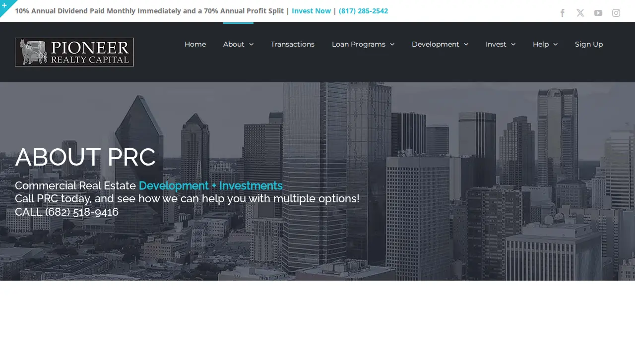 Pioneer Realty Capital, LLC page