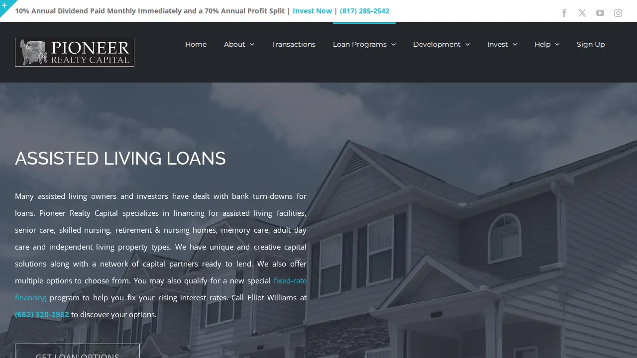 Pioneer Realty Capital, LLC page