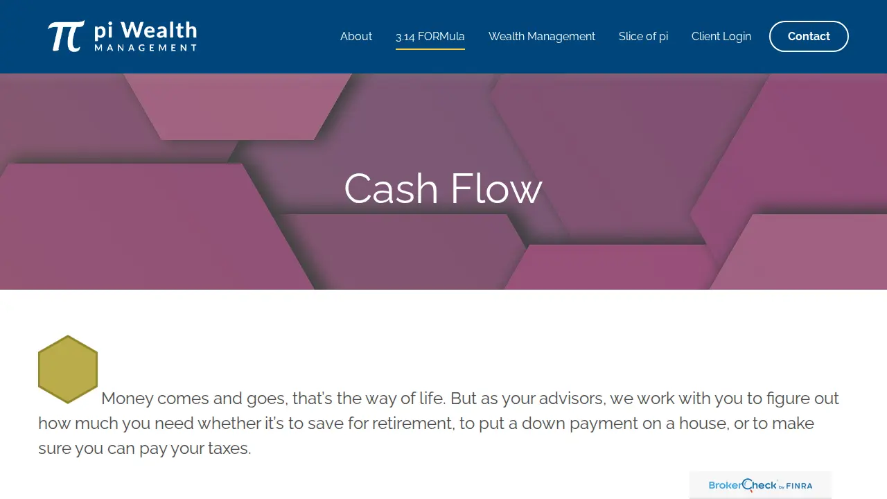 pi Wealth Management page