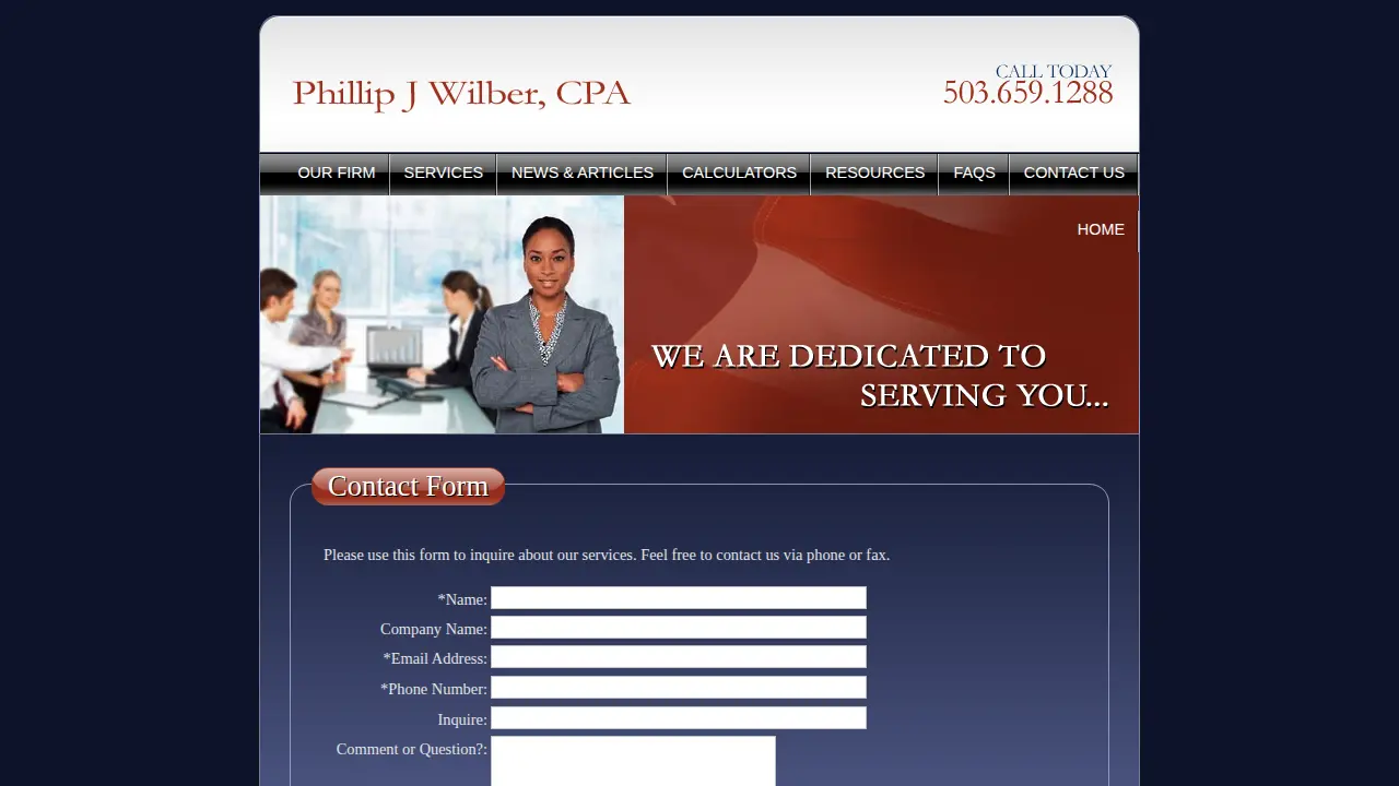 Wilber Phillip J page