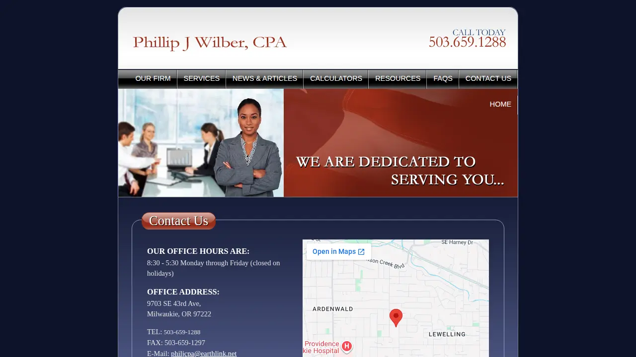 Wilber Phillip J page