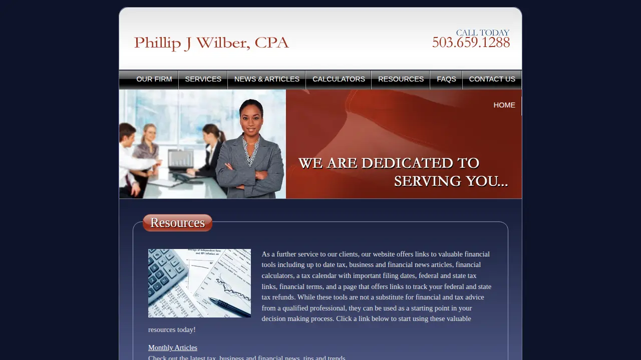 Wilber Phillip J page