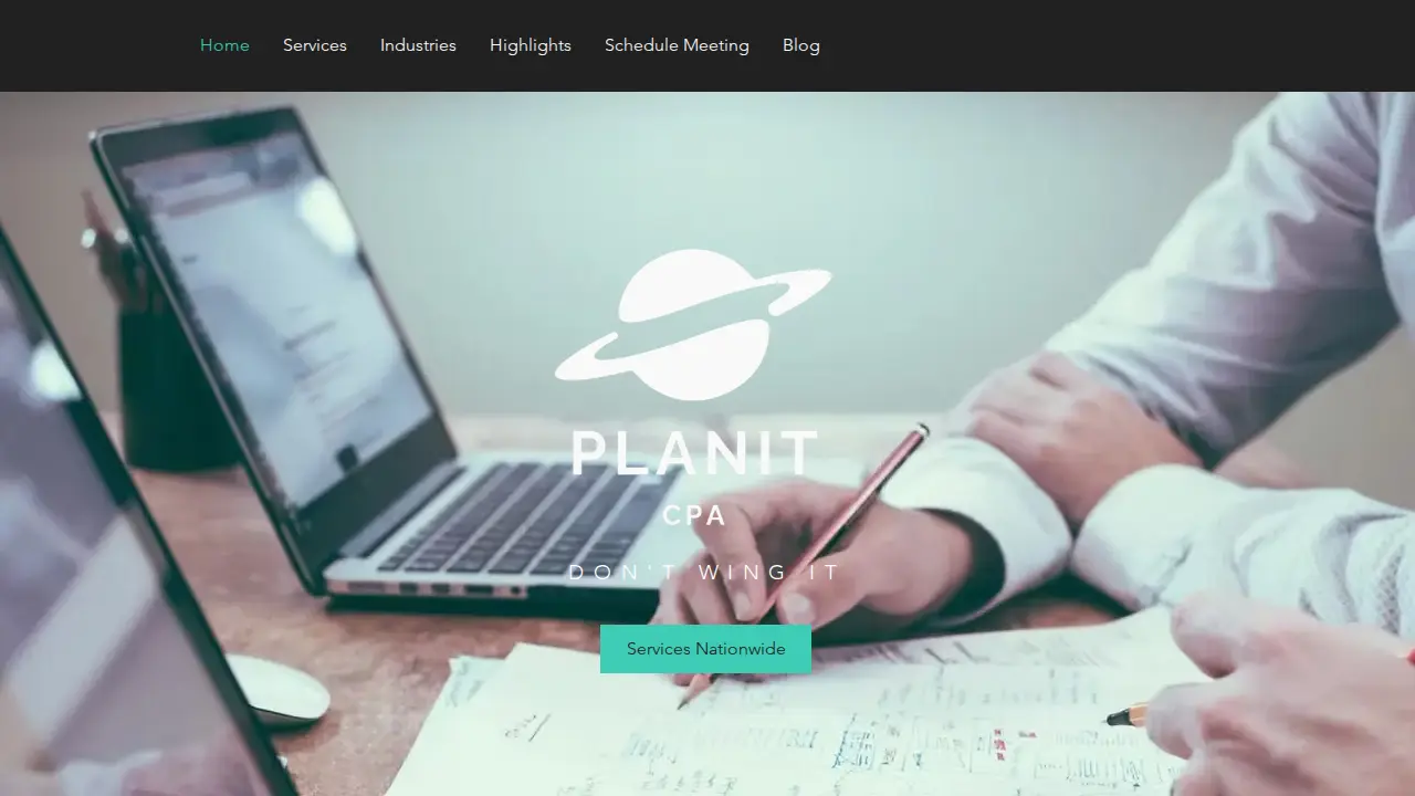 Planit CPA page