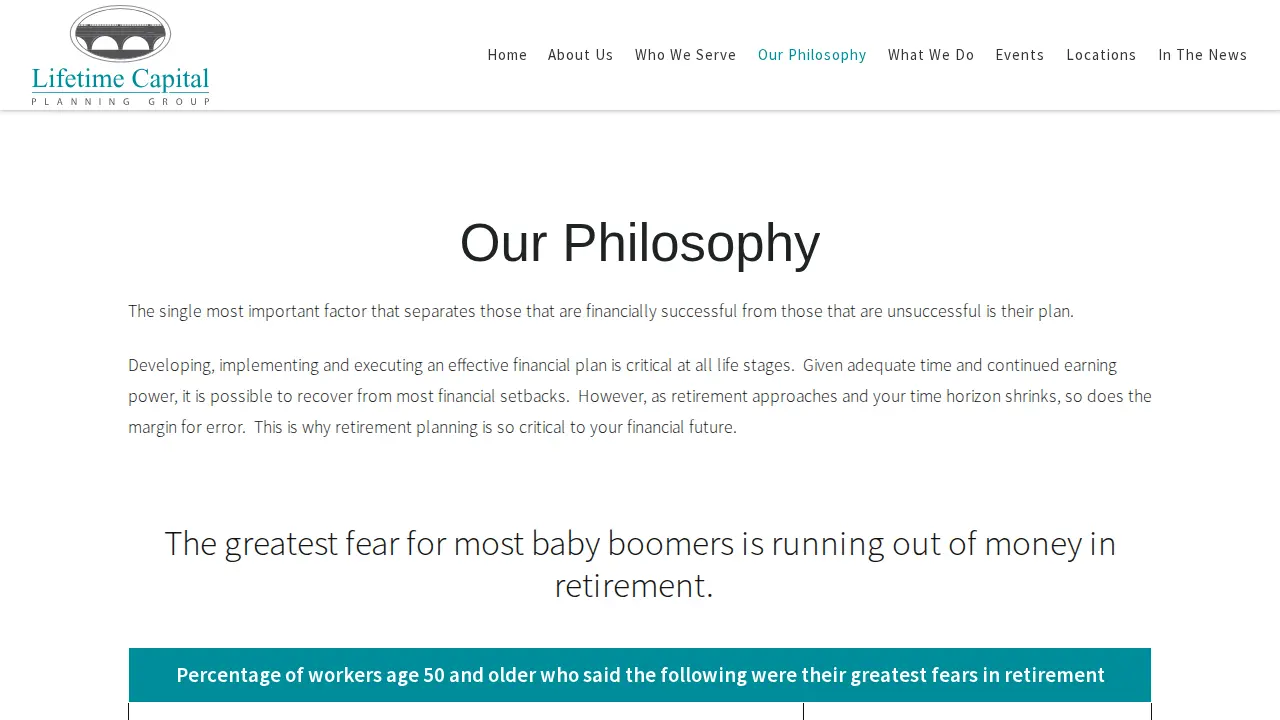 Lifetime Capital Planning Group LLC page