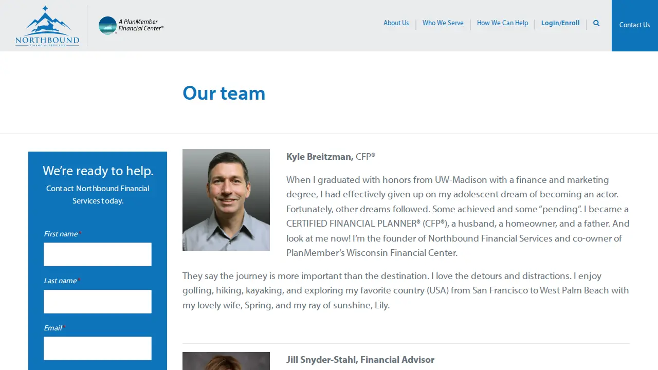 United Financial NW page