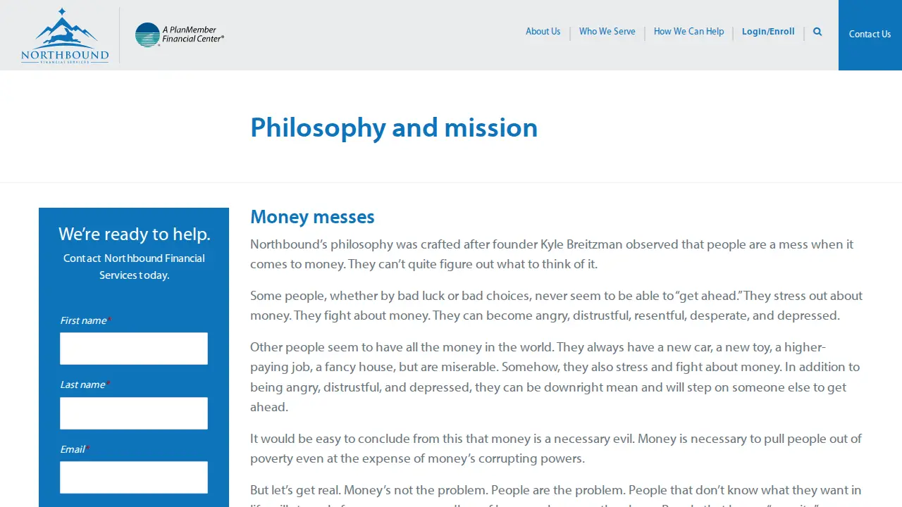 United Financial NW page