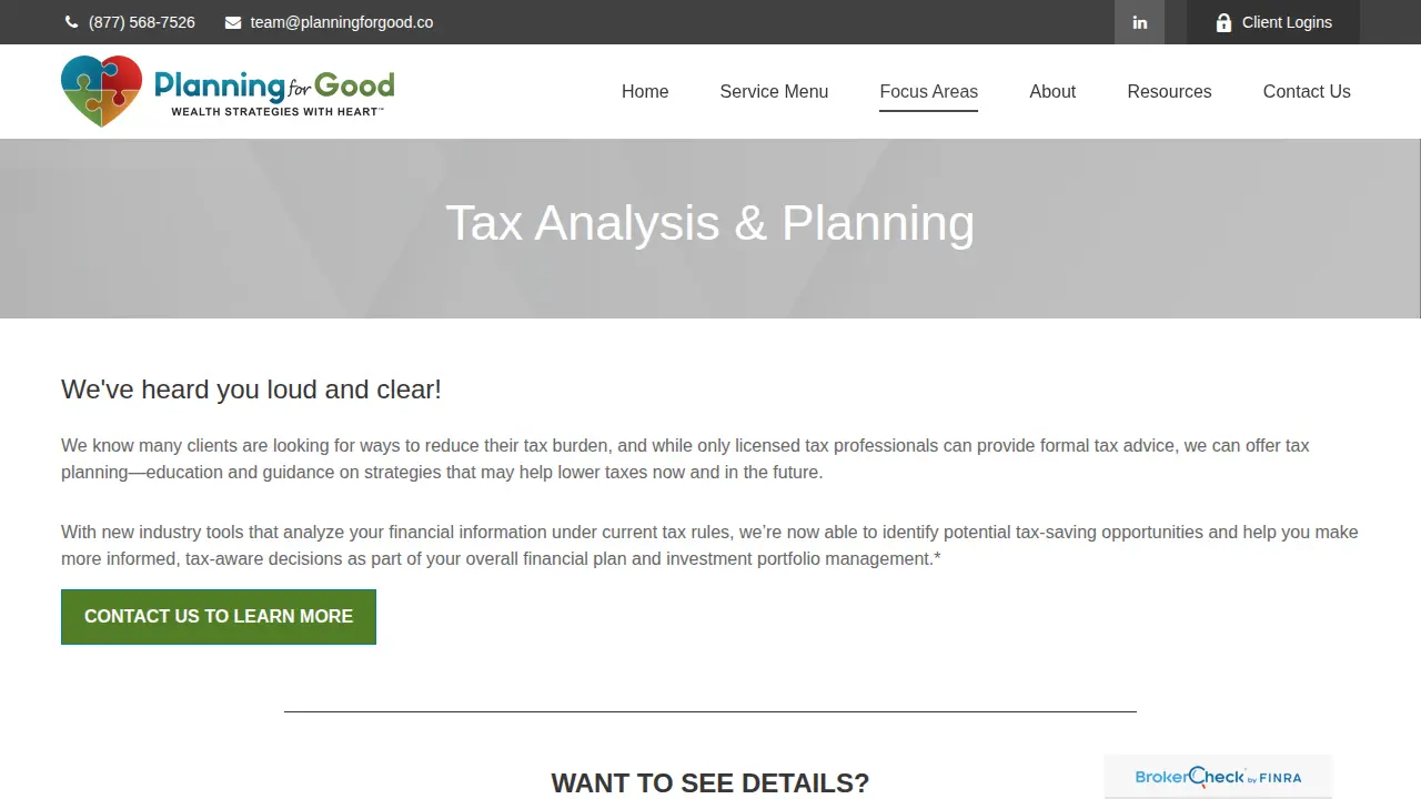 Planning for Good - Karen Melo Ticas, CFP® page