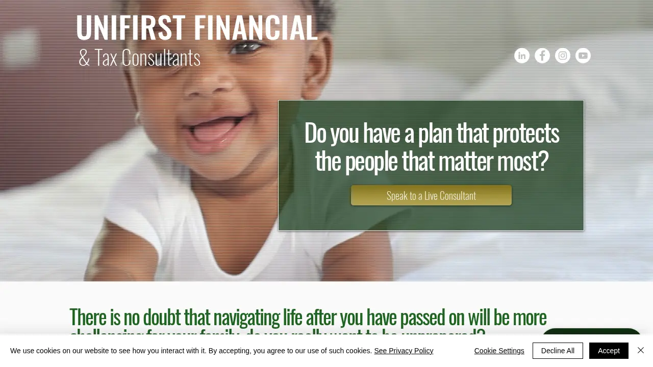 Unifirst Financial & Tax Consultants page