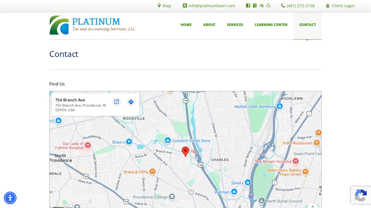 Platinum Tax & Accounting Services LLC page