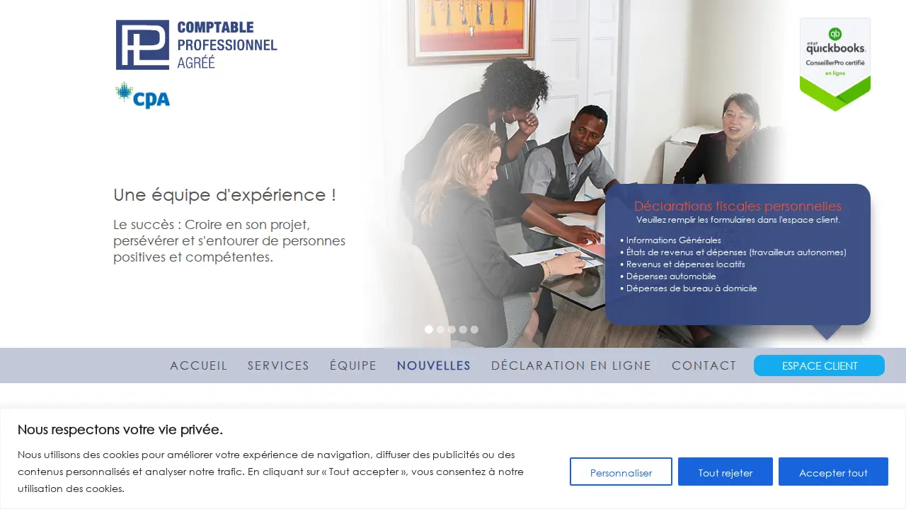 PL Comptable CPA inc. page