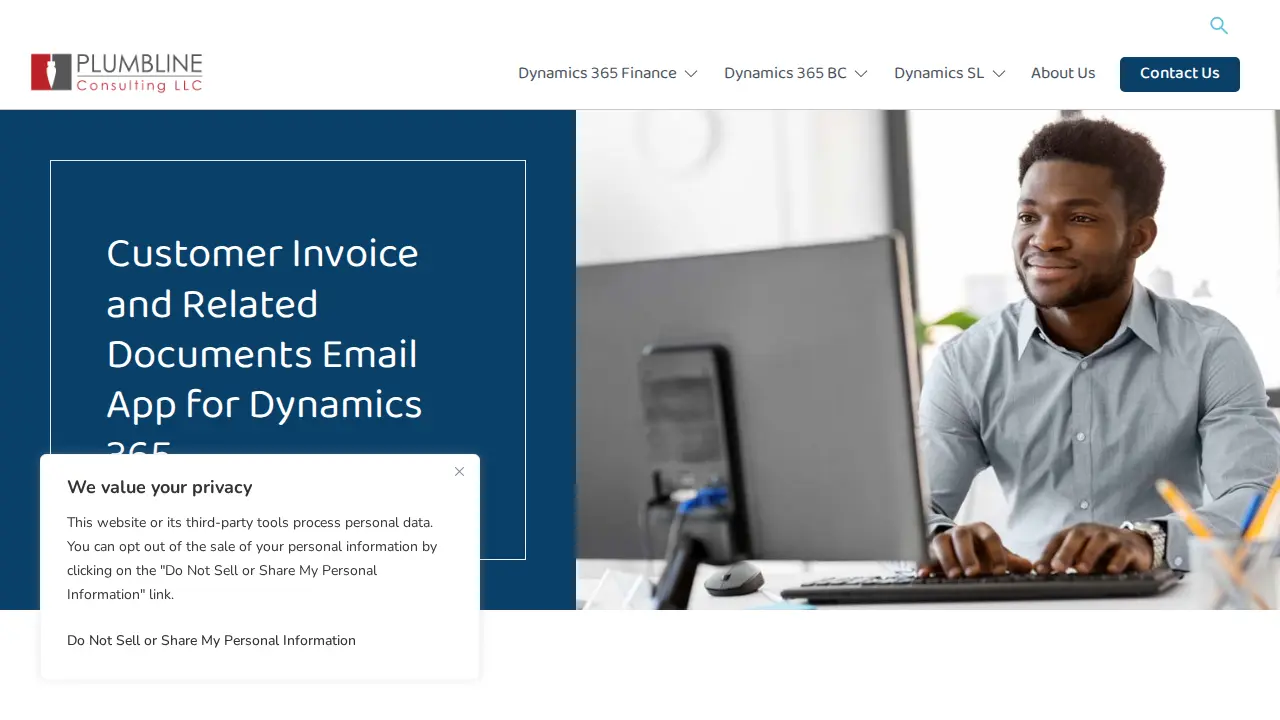 Plumbline Consulting page