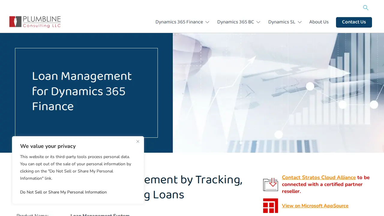 Plumbline Consulting page