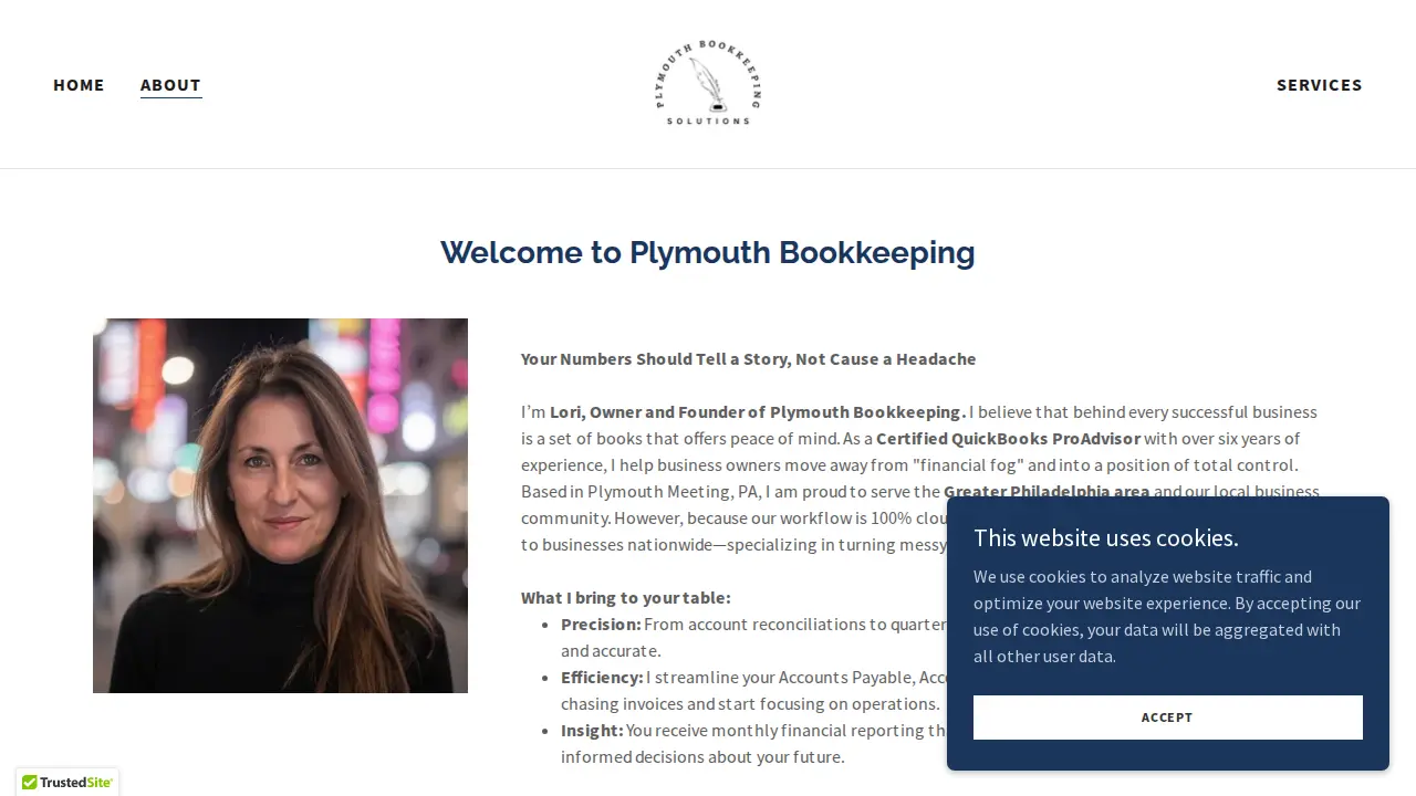 Plymouth Bookkeeping solutions page