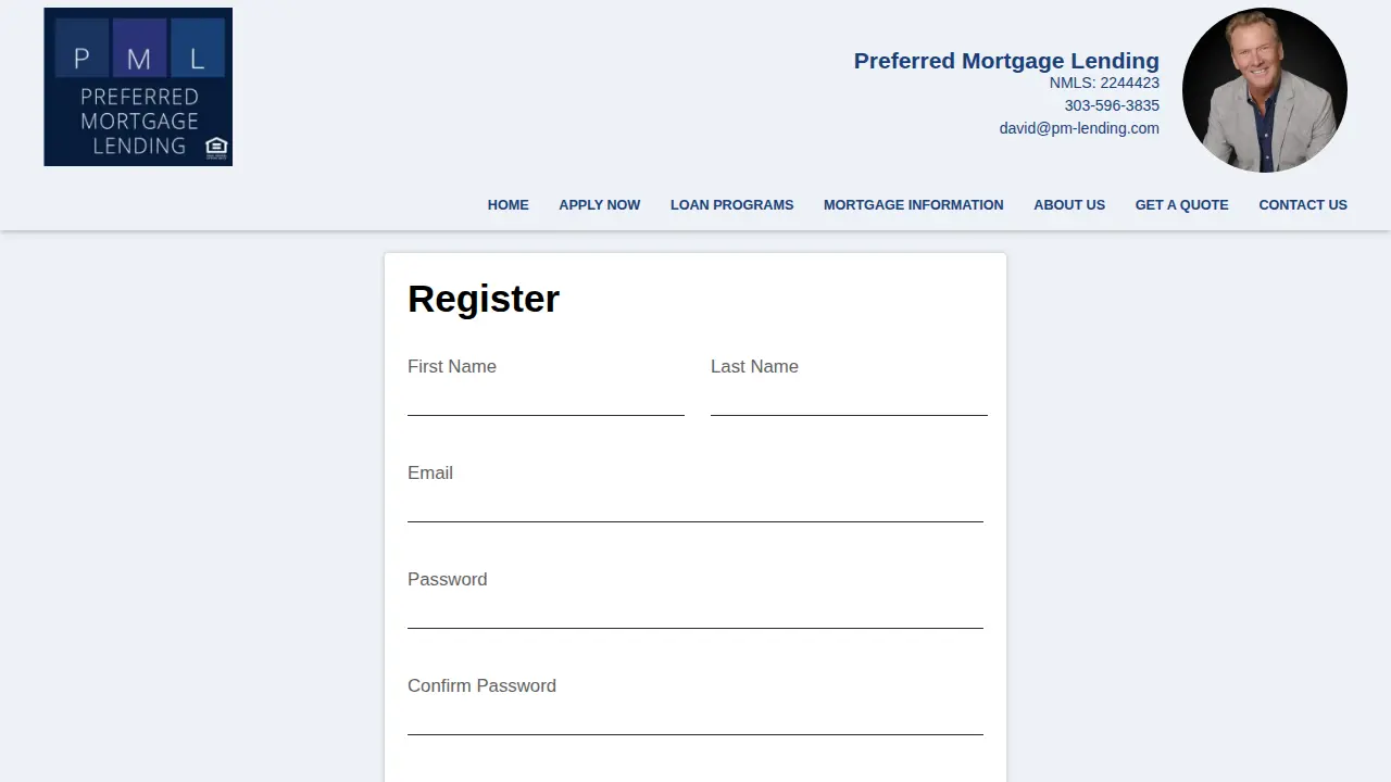 Preferred Mortgage Lending: David Hutton, Mortgage Broker page