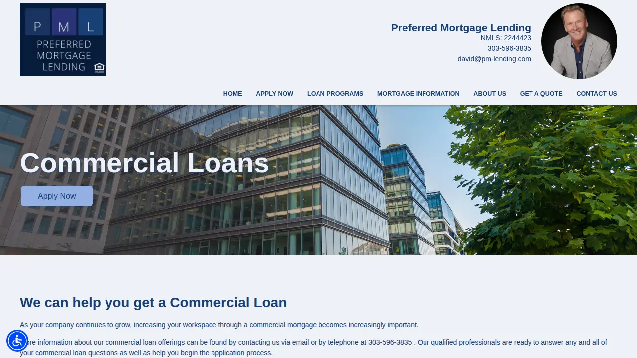Preferred Mortgage Lending: David Hutton, Mortgage Broker page